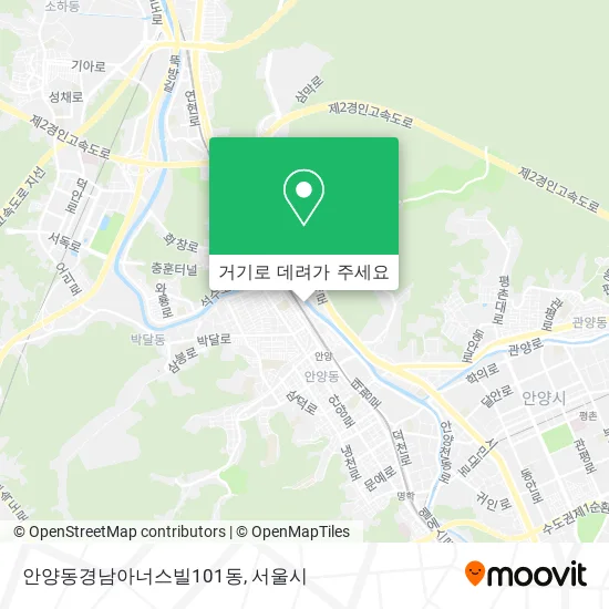 안양동경남아너스빌101동 지도