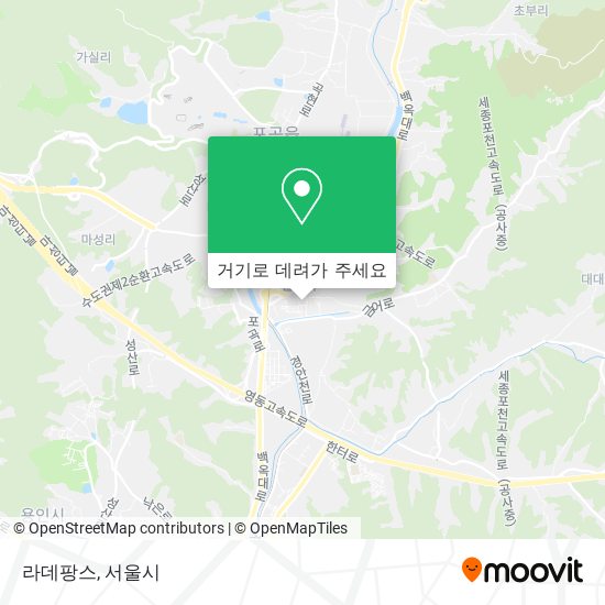 라데팡스 지도