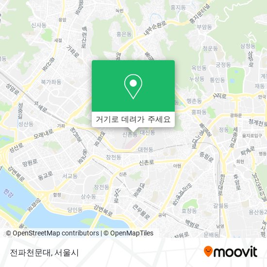 전파천문대 지도