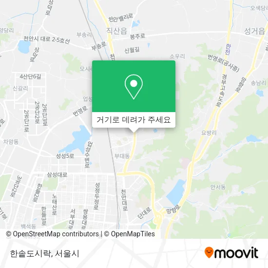한솥도시락 지도