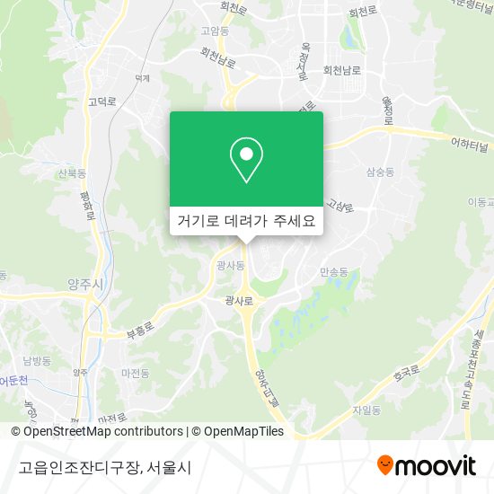 고읍인조잔디구장 지도