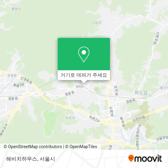 해비치하우스 지도