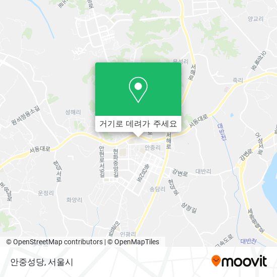 안중성당 지도