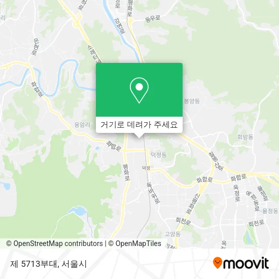 제 5713부대 지도