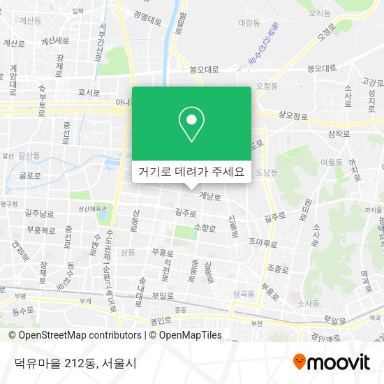 덕유마을 212동 지도