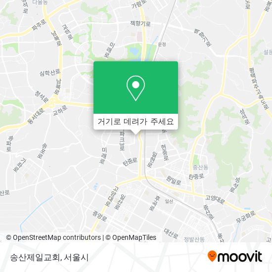 송산제일교회 지도