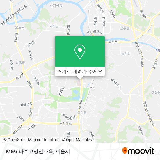 Kt&G 파주고양신사옥 지도