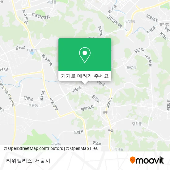 타워팰리스 지도
