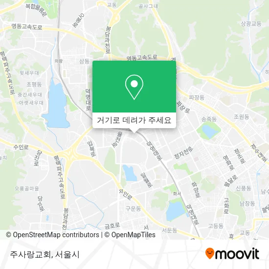 주사랑교회 지도