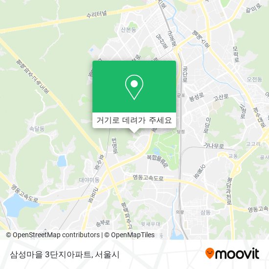 삼성마을 3단지아파트 지도