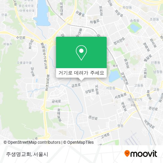 주생명교회 지도
