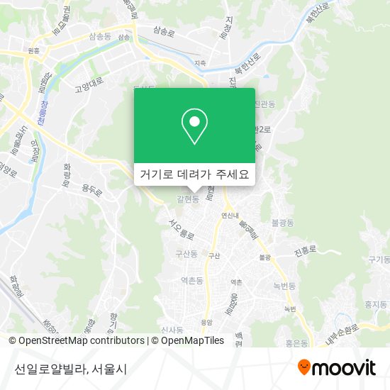 선일로얄빌라 지도