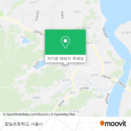 합일초등학교 지도