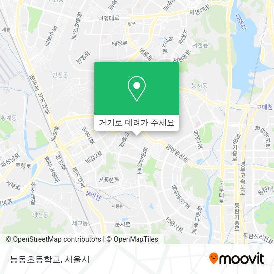 능동초등학교 지도