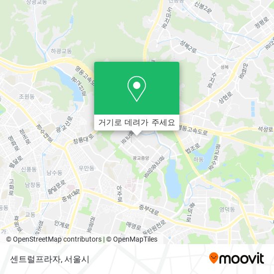 센트럴프라자 지도