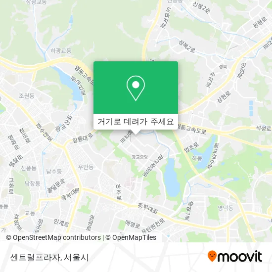 센트럴프라자 지도