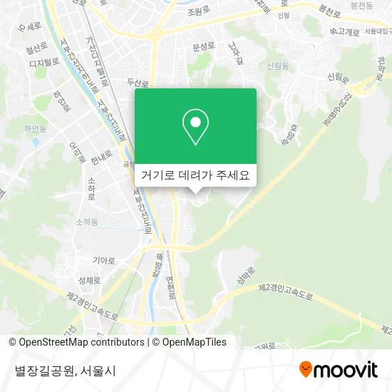 별장길공원 지도