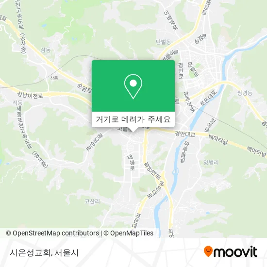시온성교회 지도