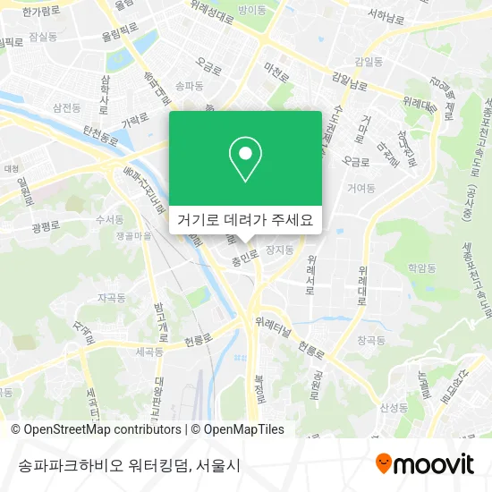 송파파크하비오 워터킹덤 지도