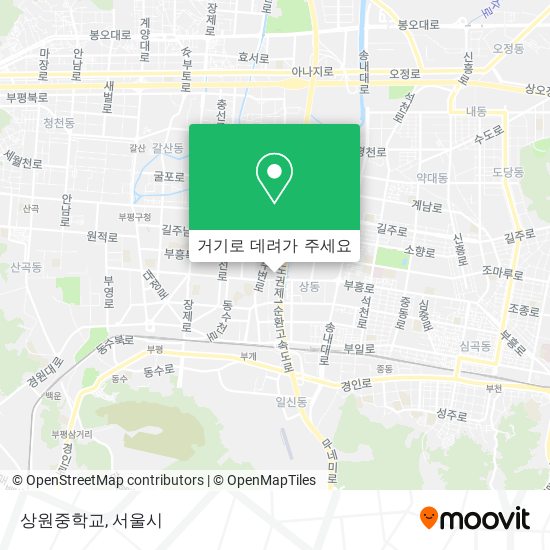 상원중학교 지도