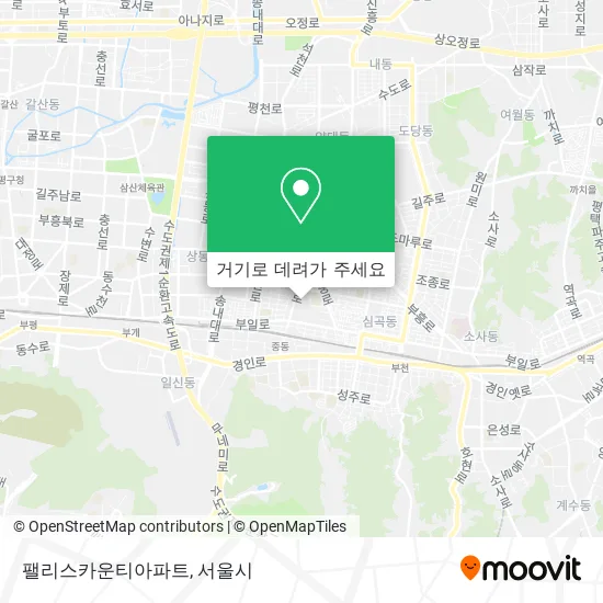 팰리스카운티아파트 지도
