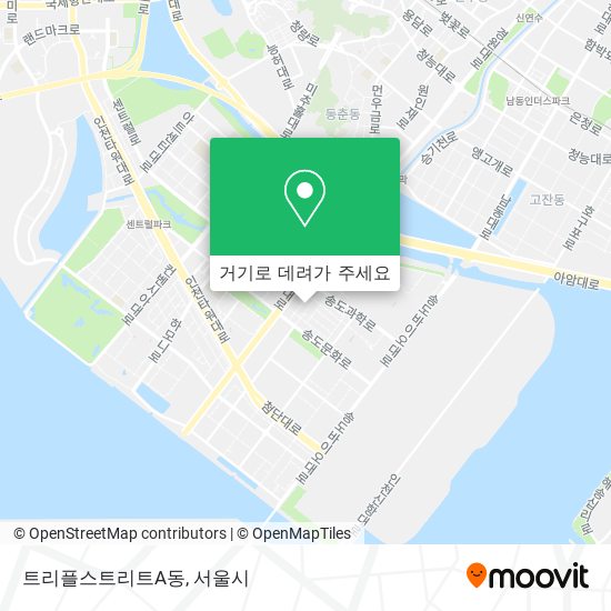 트리플스트리트A동 지도