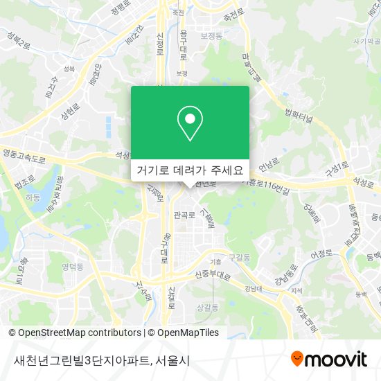 새천년그린빌3단지아파트 지도