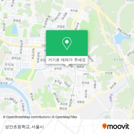 성안초등학교 지도