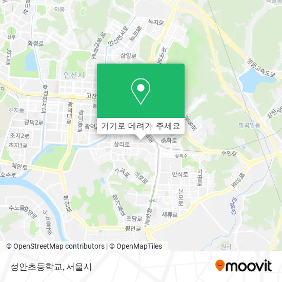 성안초등학교 지도