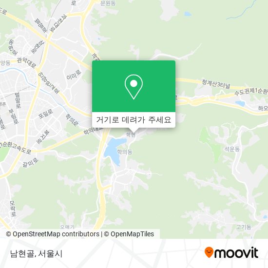 남현골 지도