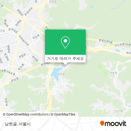 남현골 지도