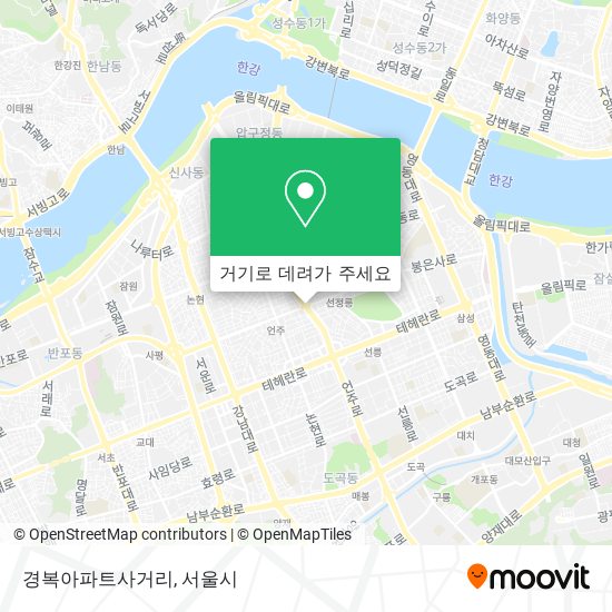 경복아파트사거리 지도