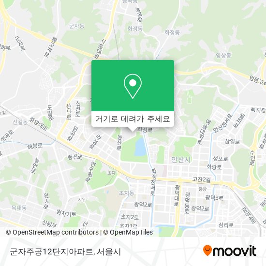 군자주공12단지아파트 지도