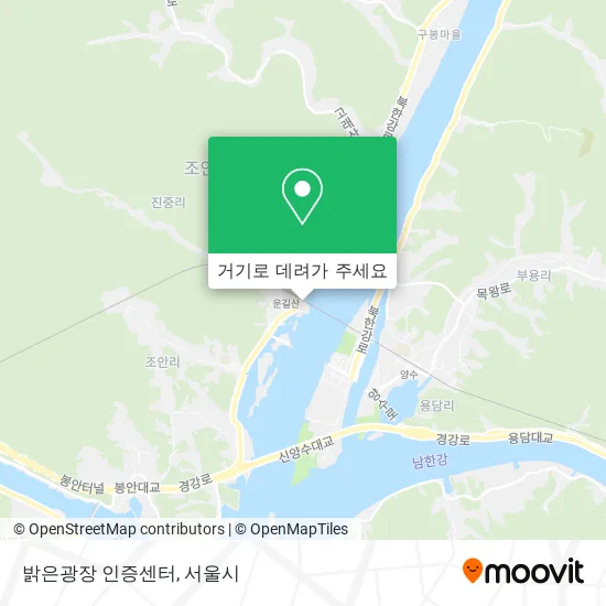 밝은광장 인증센터 지도