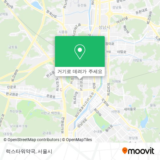 럭스타워약국 지도