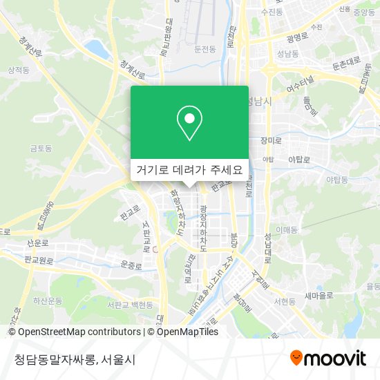 청담동말자싸롱 지도