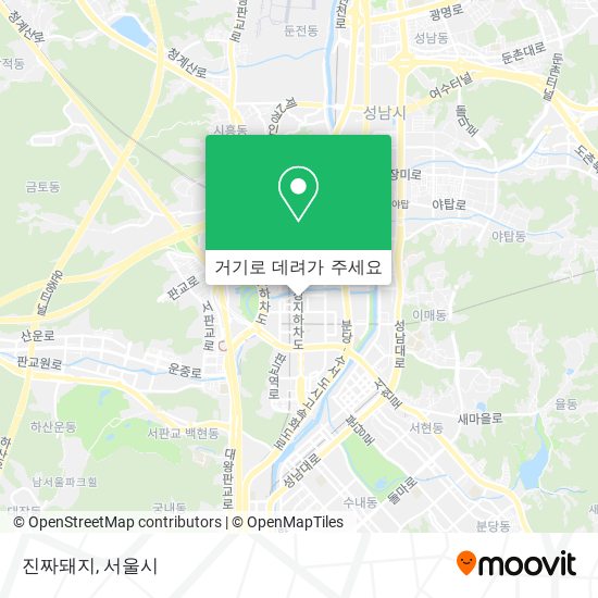 진짜돼지 지도