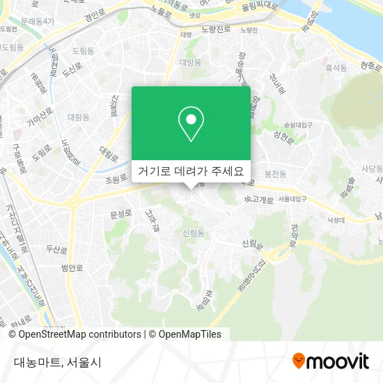 대농마트 지도