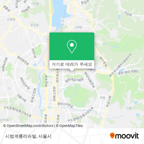 시범계룡리슈빌 지도