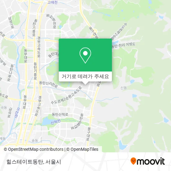 힐스테이트동탄 지도