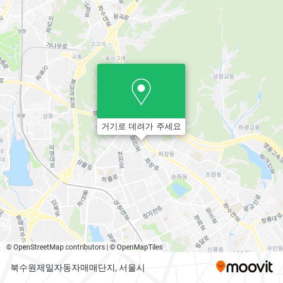 북수원제일자동자매매단지 지도