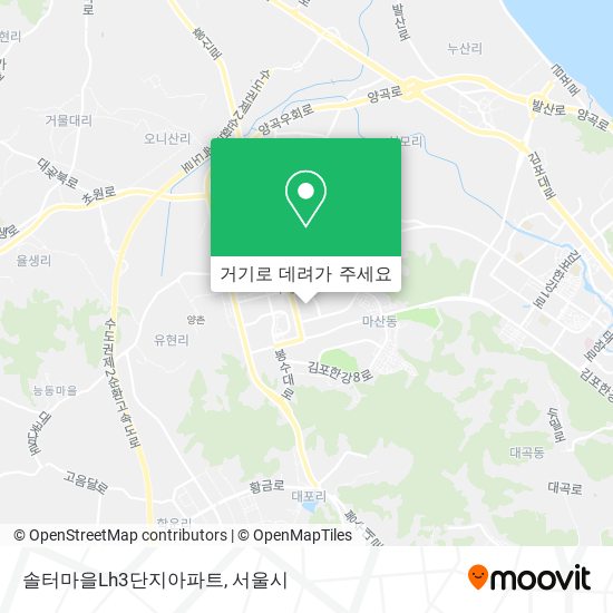 솔터마을Lh3단지아파트 지도