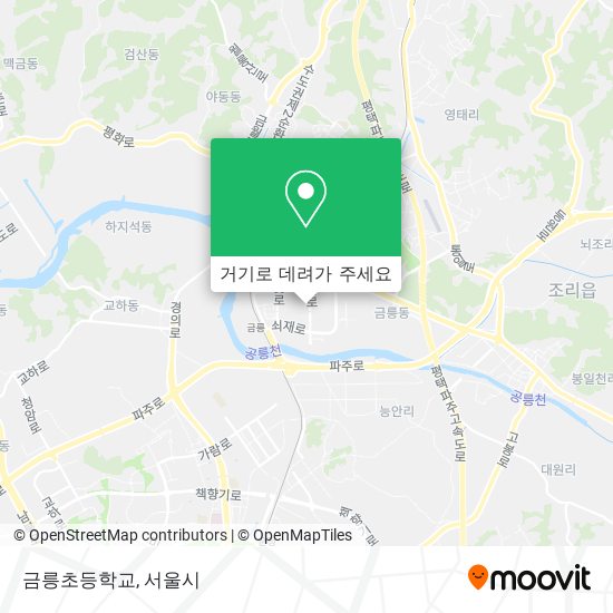 금릉초등학교 지도