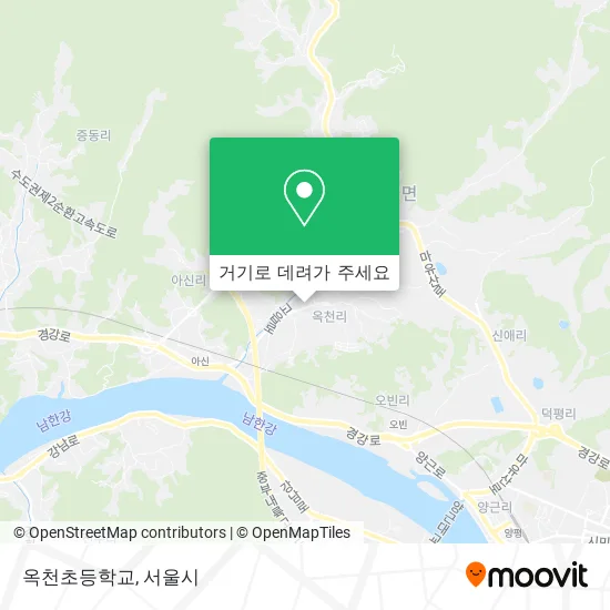 옥천초등학교 지도
