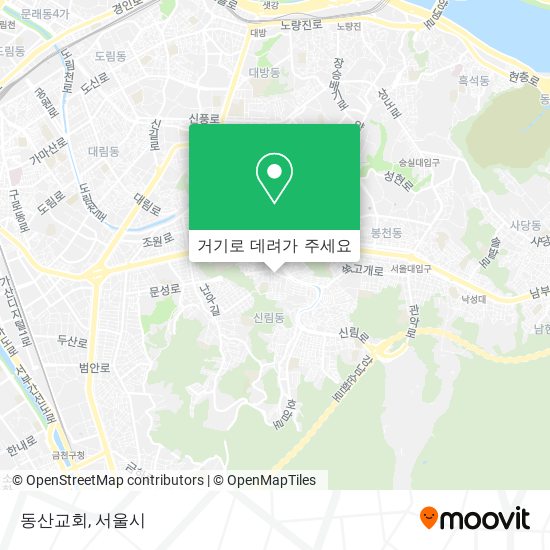동산교회 지도