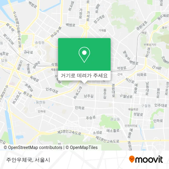 주안우체국 지도