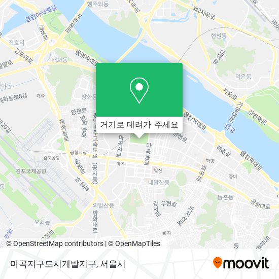 마곡지구도시개발지구 지도