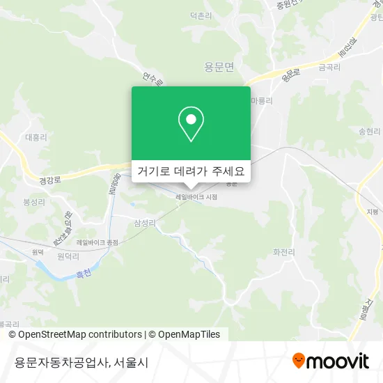 용문자동차공업사 지도