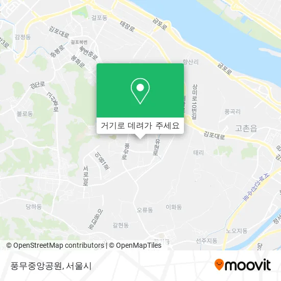 풍무중앙공원 지도