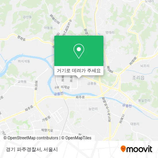 경기 파주경찰서 지도